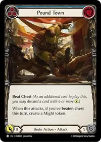 Pound Town Blue (Blitz Deck: Heavy Hitters - Rhinar)