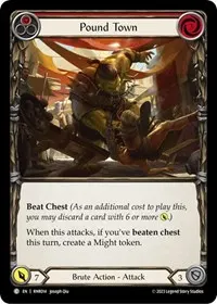 Pound Town Red (Blitz Deck: Heavy Hitters - Rhinar)