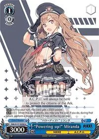 Powering up Miranda (GODDESS OF VICTORY: NIKKE)