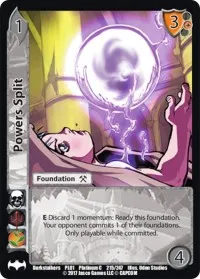 Powers Split (Capcom Platinum Series) — UniVersus Card Value