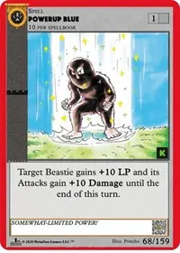 Powerup Blue (Cryptid Nation: Kickstarter Edition)