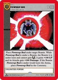 Powerup Red (Cryptid Nation: First Edition) — MetaZoo Card Value