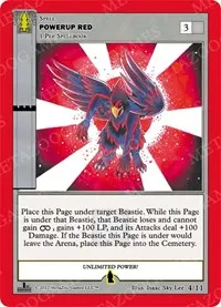 Powerup Red Light (Wilderness: First Edition Tribal Theme Decks)
