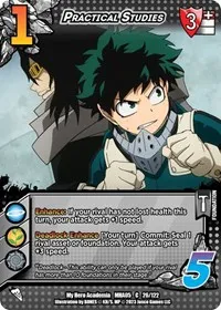 Practical Studies (UniVersus: My Hero Academia: Undaunted Raid) — UniVersus Card Value