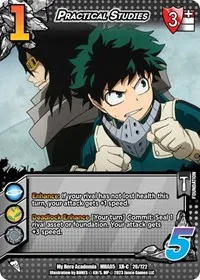 Practical Studies XR (UniVersus: My Hero Academia: Undaunted Raid) — UniVersus Card Value