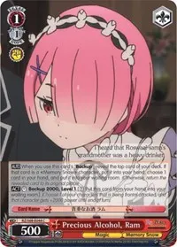 Precious Alcohol Ram (Re:ZERO Memory Snow)