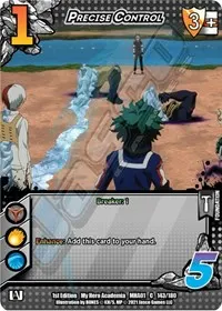 Precise Control (UniVersus: My Hero Academia)