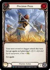 Precision Press Red (Dynasty) — Flesh & Blood TCG Card Value