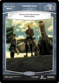 Preparations U76 AT (Attack on Titan)