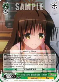 Preparing Breakfast Mikan (To Loveru Darkness 2nd)