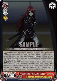 Preparing to Strike Iris Midgar (The Eminence in Shadow) — Weiss Schwarz Card Value