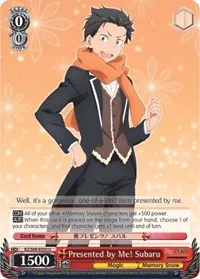 Presented by Me Subaru (Re:ZERO Memory Snow)