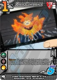 Press Conference (UniVersus: My Hero Academia: Heroes Clash)
