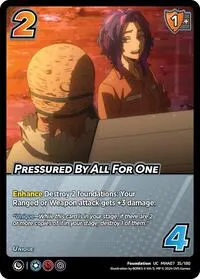 Pressured By All For One (UniVersus: My Hero Academia: Girl Power)