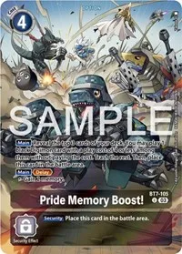Pride Memory Boost Bonus Pack (Starter Deck 17: Double Typhoon Advanced Deck Set) — Digimon Card Game Card Value