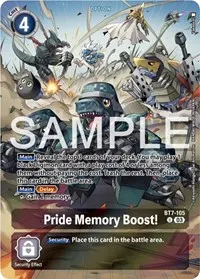 Pride Memory Boost Bonus Pack (Starter Deck 17: Double Typhoon Advanced Deck Set)