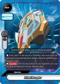 Primal Accepter (SSSS.GRIDMAN) — Future Card BuddyFight Card Value