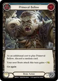 Primeval Bellow Blue (Hero Deck: Rhinar)