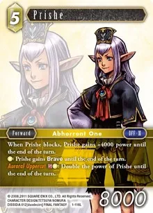 Prishe (Opus I) — Final Fantasy TCG Card Value