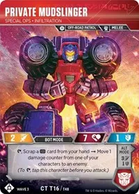 Private Mudslinger Special Ops Infiltration (War for Cybertron: Siege I)