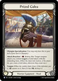 prized galea (Blitz Deck: Heavy Hitters - Olympia)