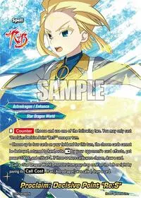 Proclaim Decisive Point ReS (Future Card Buddyfight 10th Anniversary Card Set)