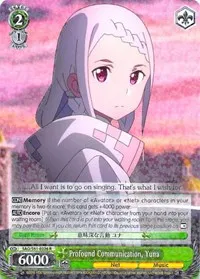 Profound Communication Yuna (Sword Art Online The Movie: -Ordinal Scale-) — Weiss Schwarz Card Value