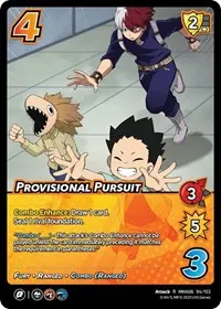 Provisional Pursuit (UniVersus: My Hero Academia: Jet Burn)
