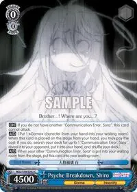 Psyche Breakdown Shiro (No Game No Life)