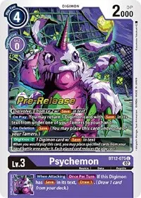 Psychemon (Across Time Pre-Release Cards)