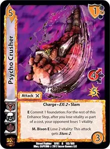Psycho Crusher (Street Fighter CCG) — UniVersus Card Value