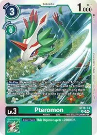 Pteromon (Starter Deck 18: Guardian Vortex) — Digimon Card Game Card Value