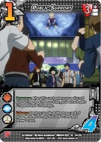Public Support (UniVersus: My Hero Academia: League of Villains)