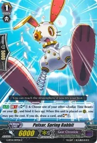 Pulsar Spring Rabbit (G-BT14: Divine Dragon Apocrypha)
