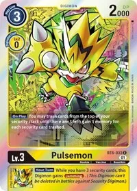 Pulsemon (Double Diamond) — Digimon Card Game Card Value