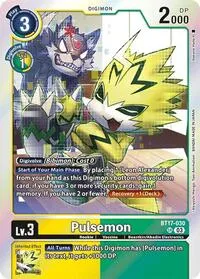 Pulsemon (Secret Crisis) — Digimon Card Game Card Value