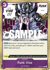 Punk Vise (Ultra Deck: The Three Captains)
