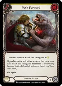 Push Forward Yellow (Crucible of War) — Flesh & Blood TCG Card Value
