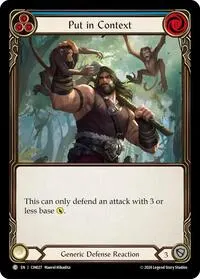 Put in Context Blue (Blitz Deck: The Hunted - Cindra)