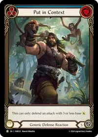 Put in Context FAB325 (Flesh and Blood: Promo Cards)
