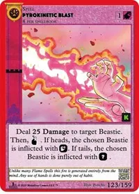 Pyrokinetic Blast (Cryptid Nation: Kickstarter Edition)