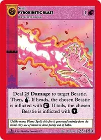 Pyrokinetic Blast (Cryptid Nation: First Edition)