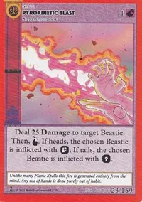 Pyrokinetic Blast (Cryptid Nation: Second Edition) — MetaZoo Card Value