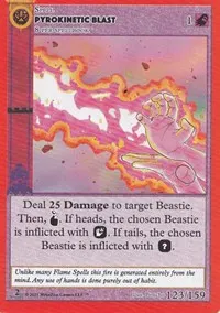 Pyrokinetic Blast (Cryptid Nation: Second Edition)