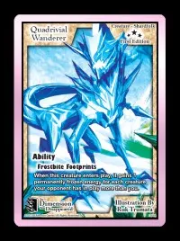 Quadrivial Wanderer (The Dimension that Disappeared)