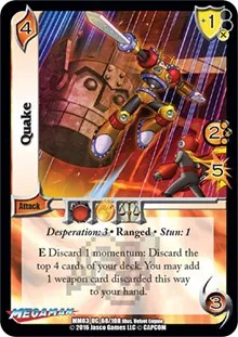 Quake (Mega Man: Battle for Power) — UniVersus Card Value