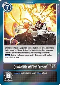 Quake Blast Fire Father (Starter Deck 12: Jesmon)
