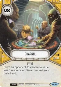 Quarrel (Way of the Force) — Star Wars Destiny Card Value