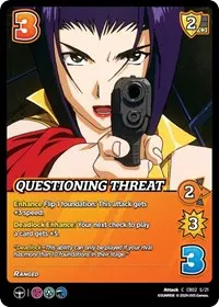Questioning Threat (Challenger Series: Cowboy Bebop and Trigun Stampede)