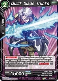 Quick blade Trunks (Cross Worlds) — Dragon Ball Super CCG Card Value
